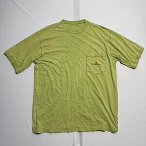 Tommy Bahama Green Short Sleeve Pocket Tee Size Large